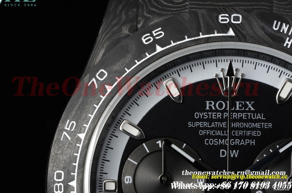 White 40mm Dial Daytona SA4130 DIW Carbon QF NY Black 1230